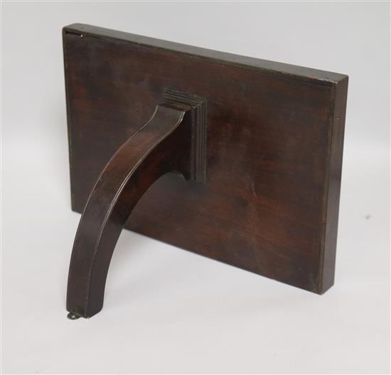 A Regency mahogany clock bracket